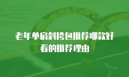 老年单肩斜挎包推荐哪款好看的推荐理由