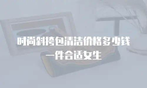 时尚斜挎包清洁价格多少钱一件合适女生