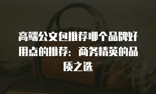 高端公文包推荐哪个品牌好用点的推荐：商务精英的品质之选