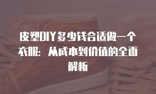 皮塑DIY多少钱合适做一个衣服：从成本到价值的全面解析