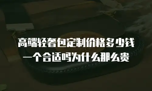 高端轻奢包定制价格多少钱一个合适吗为什么那么贵