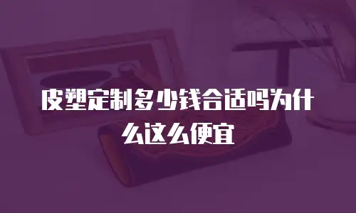 皮塑定制多少钱合适吗为什么这么便宜