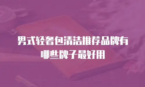 男式轻奢包清洁推荐品牌有哪些牌子最好用