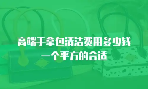 高端手拿包清洁费用多少钱一个平方的合适