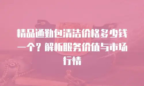 精品通勤包清洁价格多少钱一个？解析服务价值与市场行情
