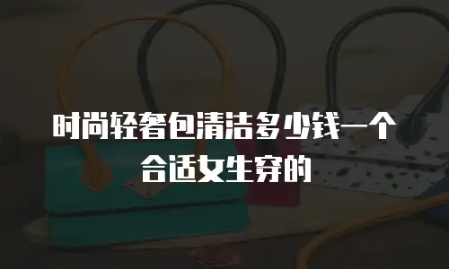 时尚轻奢包清洁多少钱一个合适女生穿的