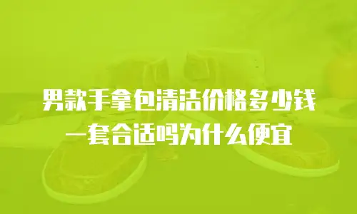 男款手拿包清洁价格多少钱一套合适吗为什么便宜