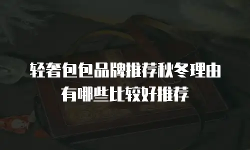 轻奢包包品牌推荐秋冬理由有哪些比较好推荐