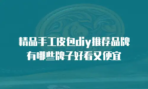 精品手工皮包diy推荐品牌有哪些牌子好看又便宜