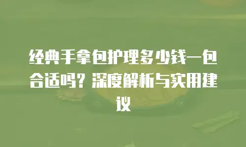 经典手拿包护理多少钱一包合适吗？深度解析与实用建议
