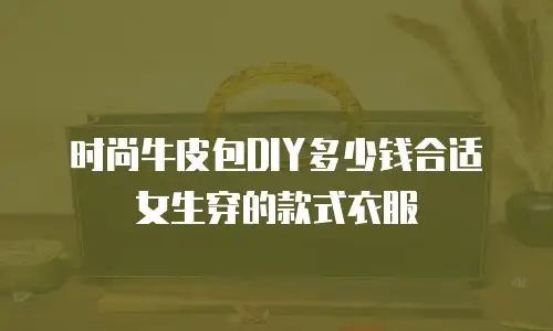 时尚牛皮包DIY多少钱合适女生穿的款式衣服