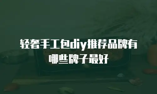 轻奢手工包diy推荐品牌有哪些牌子最好