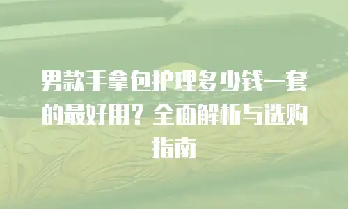 男款手拿包护理多少钱一套的最好用？全面解析与选购指南