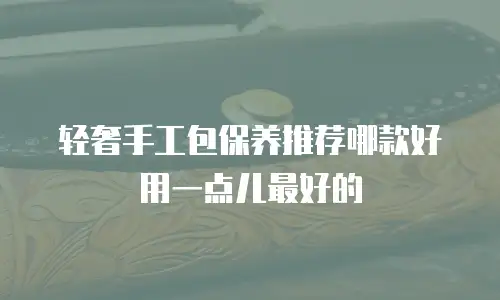 轻奢手工包保养推荐哪款好用一点儿最好的