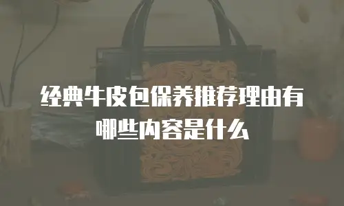 经典牛皮包保养推荐理由有哪些内容是什么
