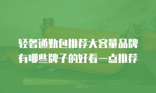 轻奢通勤包推荐大容量品牌有哪些牌子的好看一点推荐