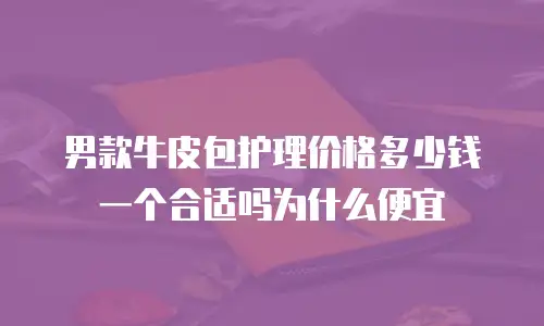 男款牛皮包护理价格多少钱一个合适吗为什么便宜