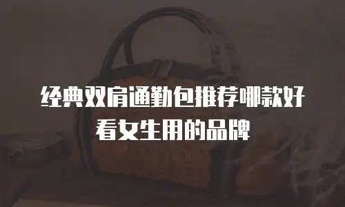 经典双肩通勤包推荐哪款好看女生用的品牌