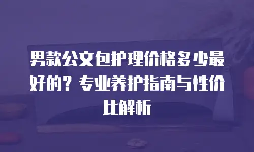 男款公文包护理价格多少最好的？专业养护指南与性价比解析
