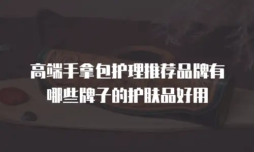 高端手拿包护理推荐品牌有哪些牌子的护肤品好用
