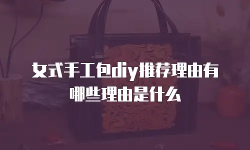 女式手工包diy推荐理由有哪些理由是什么