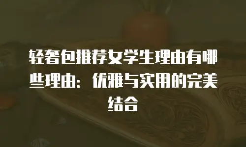 轻奢包推荐女学生理由有哪些理由：优雅与实用的完美结合