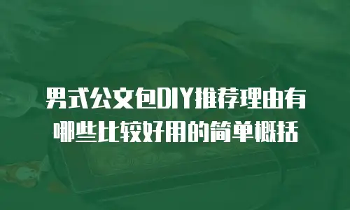 男式公文包DIY推荐理由有哪些比较好用的简单概括