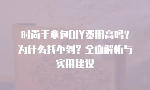 时尚手拿包DIY费用高吗？为什么找不到？全面解析与实用建议