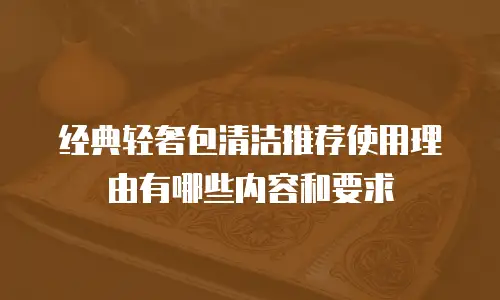 经典轻奢包清洁推荐使用理由有哪些内容和要求