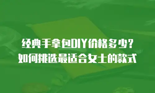 经典手拿包DIY价格多少？如何挑选最适合女士的款式