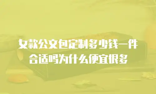 女款公文包定制多少钱一件合适吗为什么便宜很多
