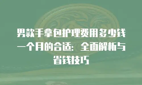 男款手拿包护理费用多少钱一个月的合适：全面解析与省钱技巧