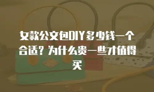 女款公文包DIY多少钱一个合适？为什么贵一些才值得买