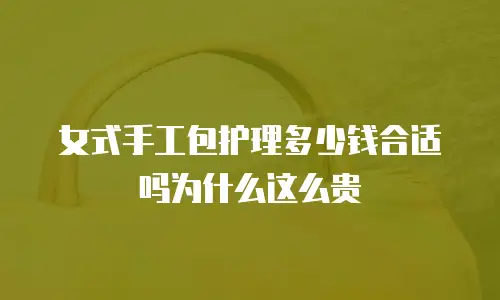女式手工包护理多少钱合适吗为什么这么贵