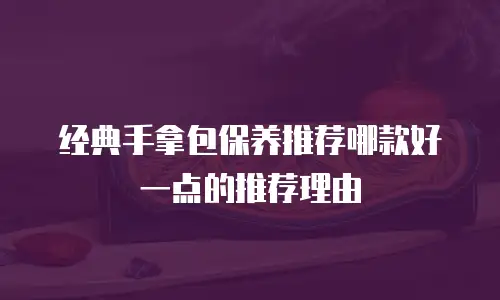 经典手拿包保养推荐哪款好一点的推荐理由