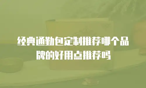经典通勤包定制推荐哪个品牌的好用点推荐吗