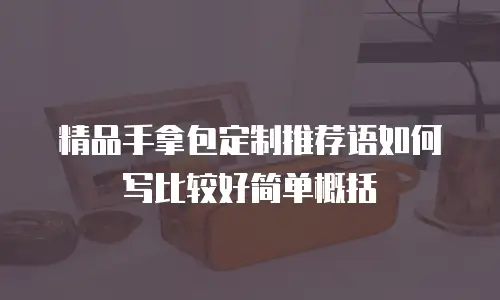 精品手拿包定制推荐语如何写比较好简单概括