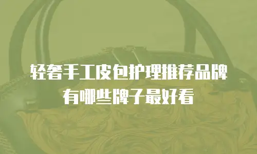 轻奢手工皮包护理推荐品牌有哪些牌子最好看