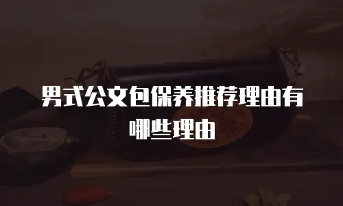 男式公文包保养推荐理由有哪些理由