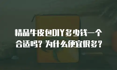 精品牛皮包DIY多少钱一个合适吗？为什么便宜很多？