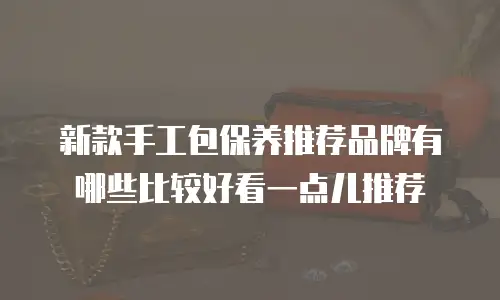新款手工包保养推荐品牌有哪些比较好看一点儿推荐