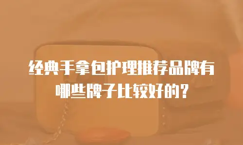 经典手拿包护理推荐品牌有哪些牌子比较好的？