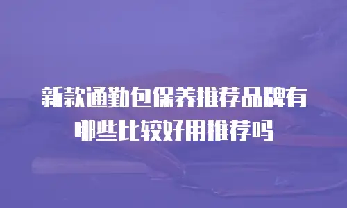 新款通勤包保养推荐品牌有哪些比较好用推荐吗