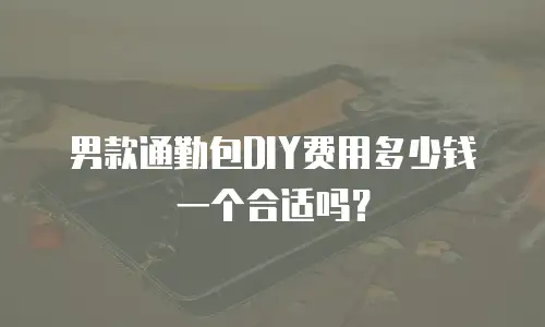 男款通勤包DIY费用多少钱一个合适吗？