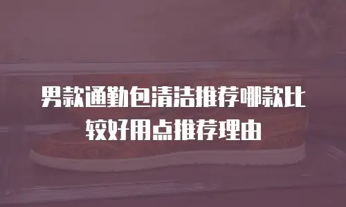 男款通勤包清洁推荐哪款比较好用点推荐理由