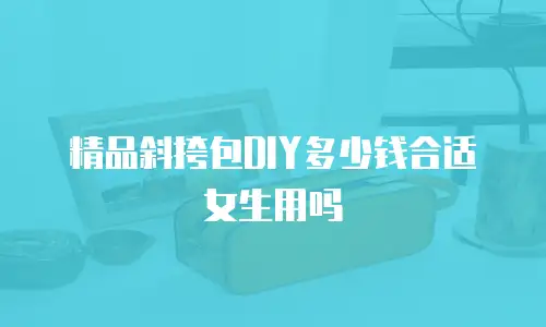 精品斜挎包DIY多少钱合适女生用吗