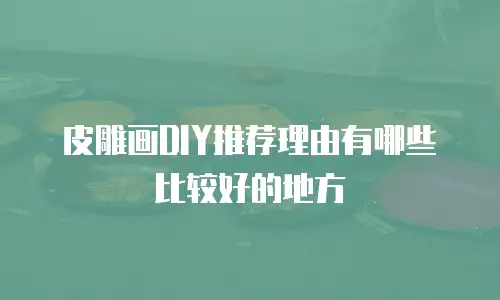 皮雕画DIY推荐理由有哪些比较好的地方