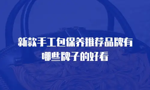 新款手工包保养推荐品牌有哪些牌子的好看
