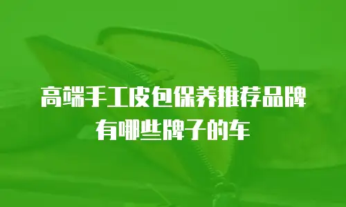 高端手工皮包保养推荐品牌有哪些牌子的车