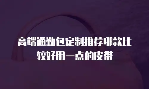 高端通勤包定制推荐哪款比较好用一点的皮带